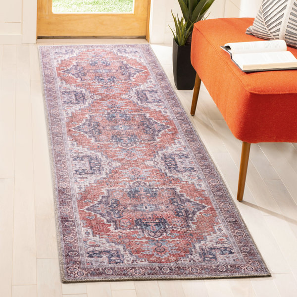 Kaleen Vera Power Loom Performance Purple/Red/Gray Rug Wayfair
